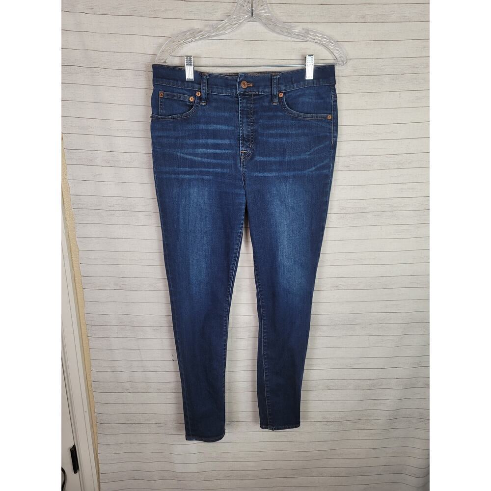 J.CREW JEANS 9" HIGH RISE TOOTHPICK MEDIUM WASH, SZ 31